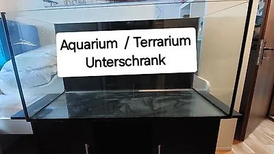 Aquarium/ Terrarium mit Unterschrank